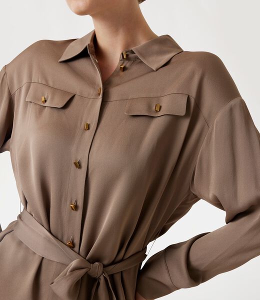 Marciano belted shirt