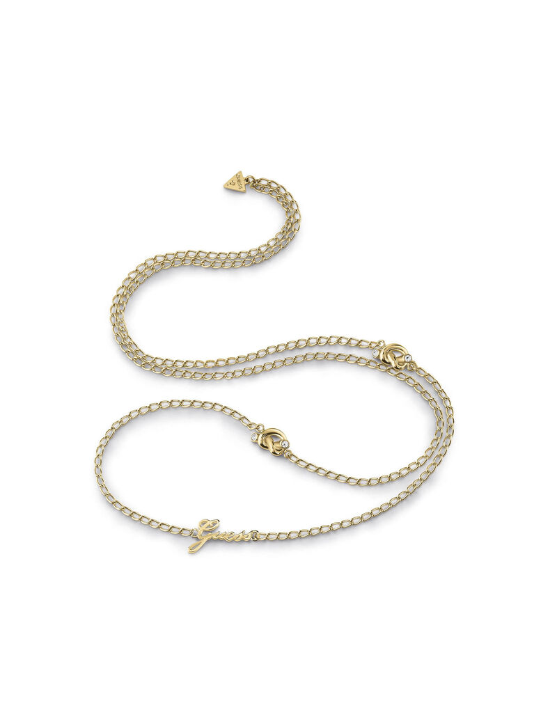 عقد باللون الذهبي يحمي اسم العلامة التجارية