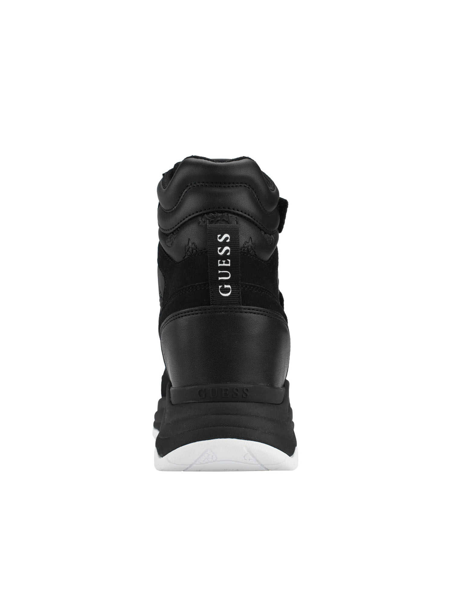 guess black high top sneakers