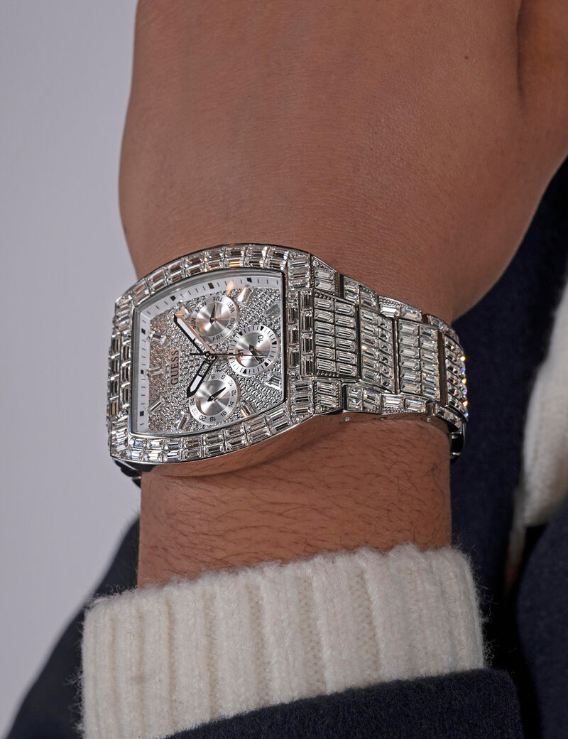 Silver Tone Multi-function Watch