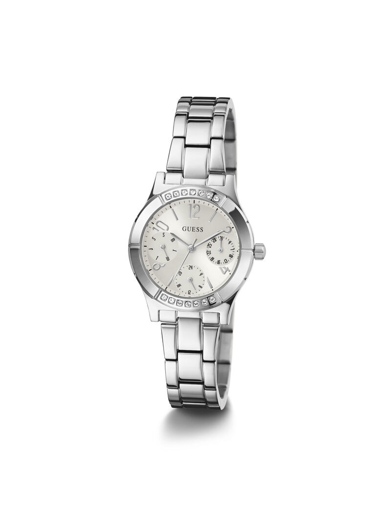 Silver Multifunction Watch