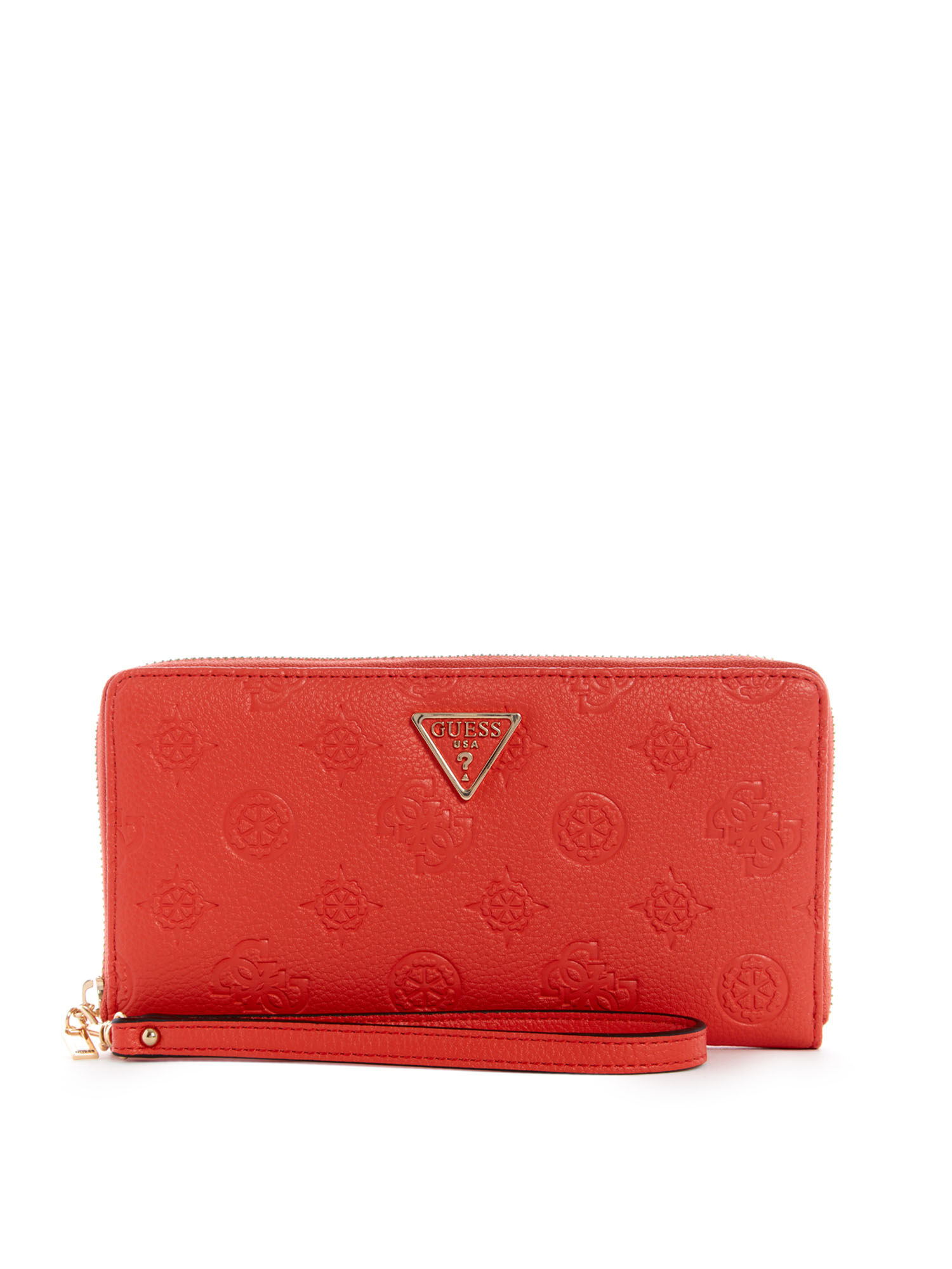 Shop GUESS Online Large Zip Around Wallet