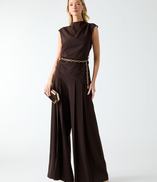 Kamila sleeveless mock neck