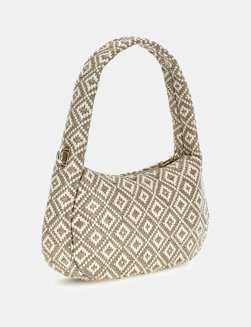 Rianee raffia shoulder bag