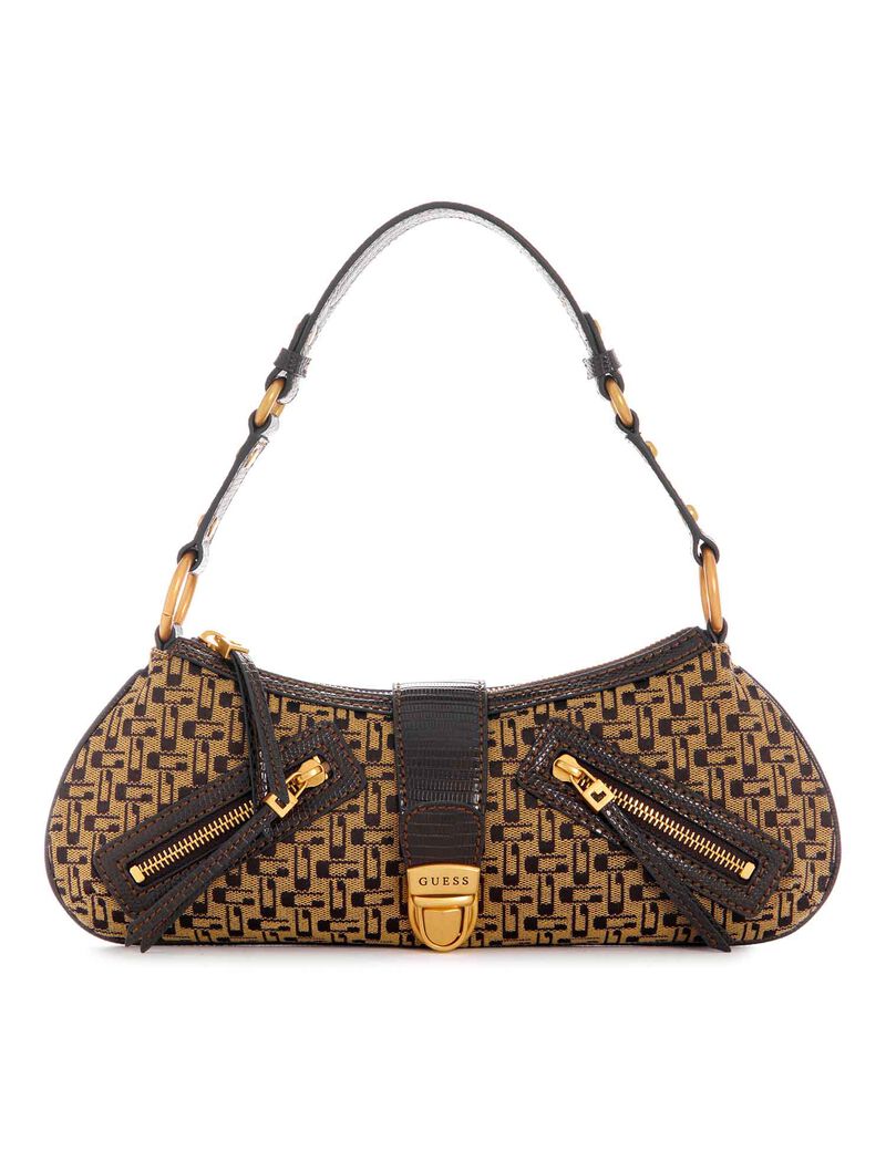 Belle Vintage Tp Zip Shldr Bag