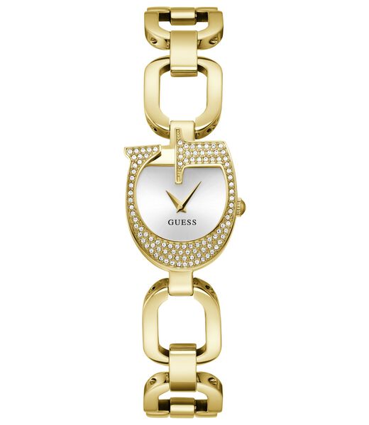 Analogue watch with G logo on dial