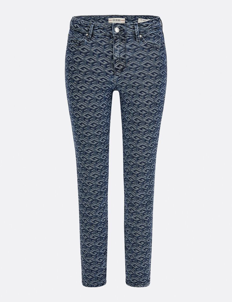 All Over Logo Denim Pant