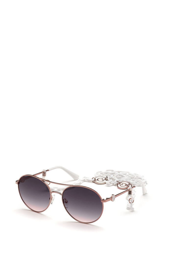 Round Aviator Sunglasses