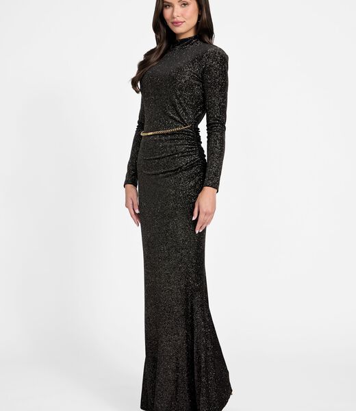 Marciano velvet long dress