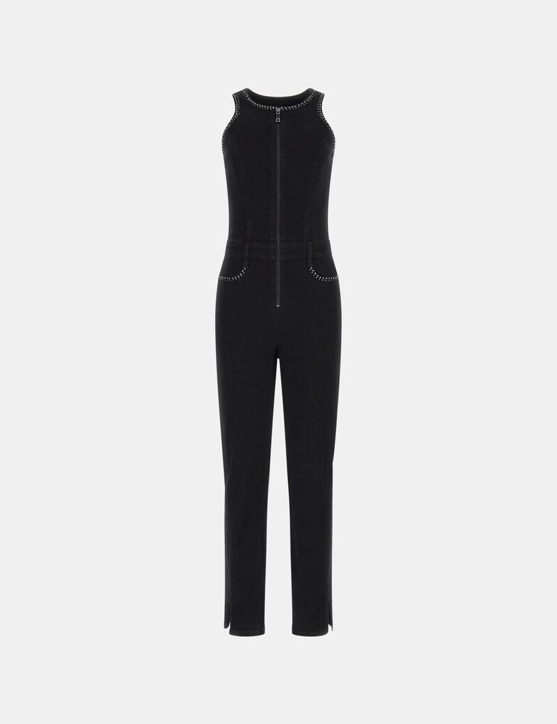 Skinny Denim Jumpsuit