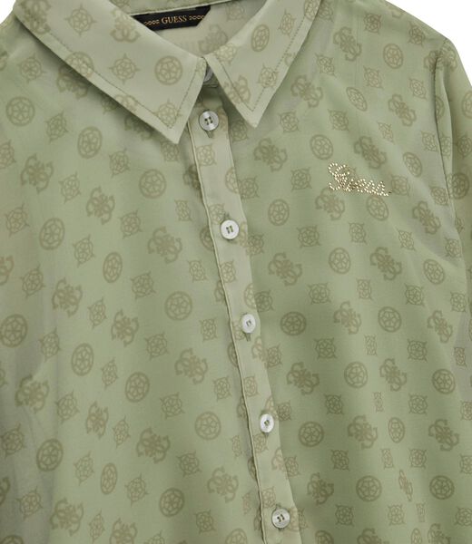 Chiffon bow shirt
