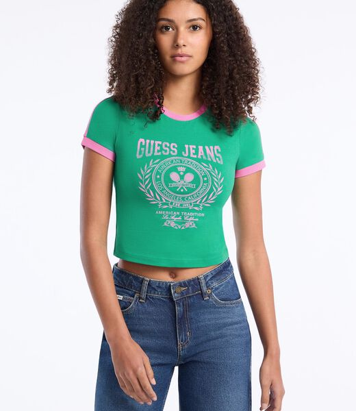 Cropped logo t-shirt