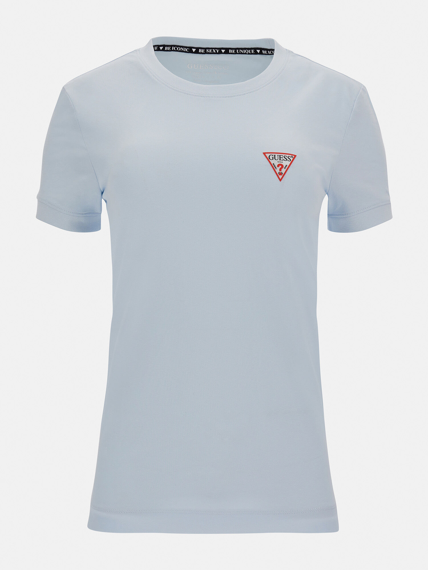 Guess small logo t shirt sales