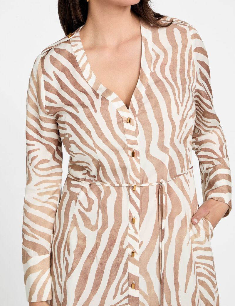 Marciano animal-print long dress