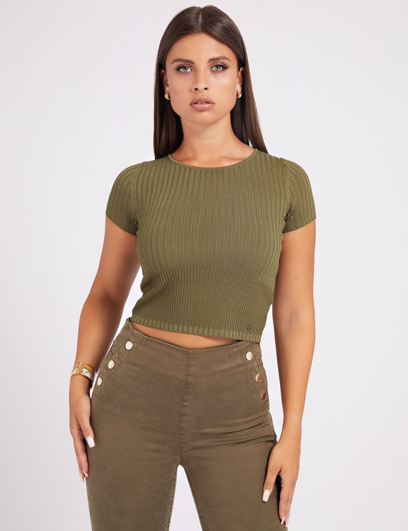 Viscose Blend Sweater Top
