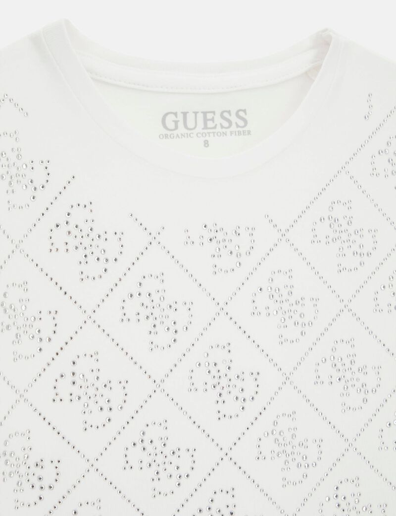 4G logo rhinestones t-shirt