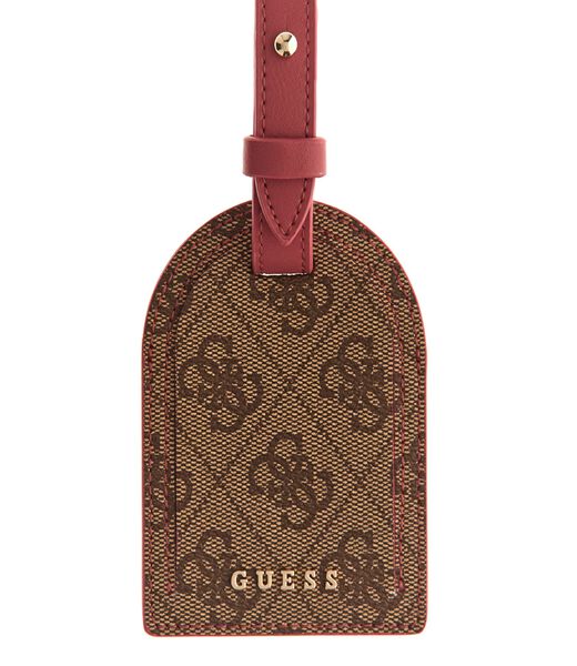 guess passport case with luggage tag