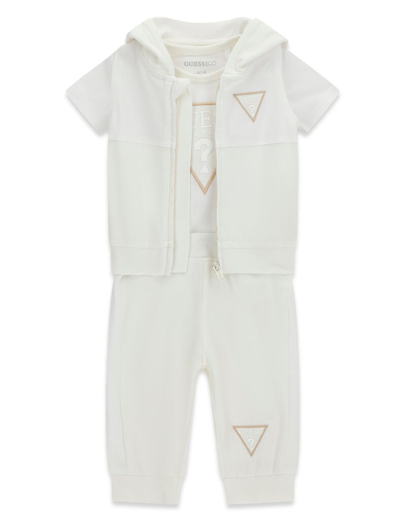 جيس set hooded vest ss body pants
