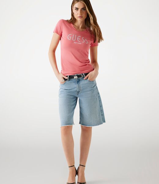 Rhinestones logo T-shirt
