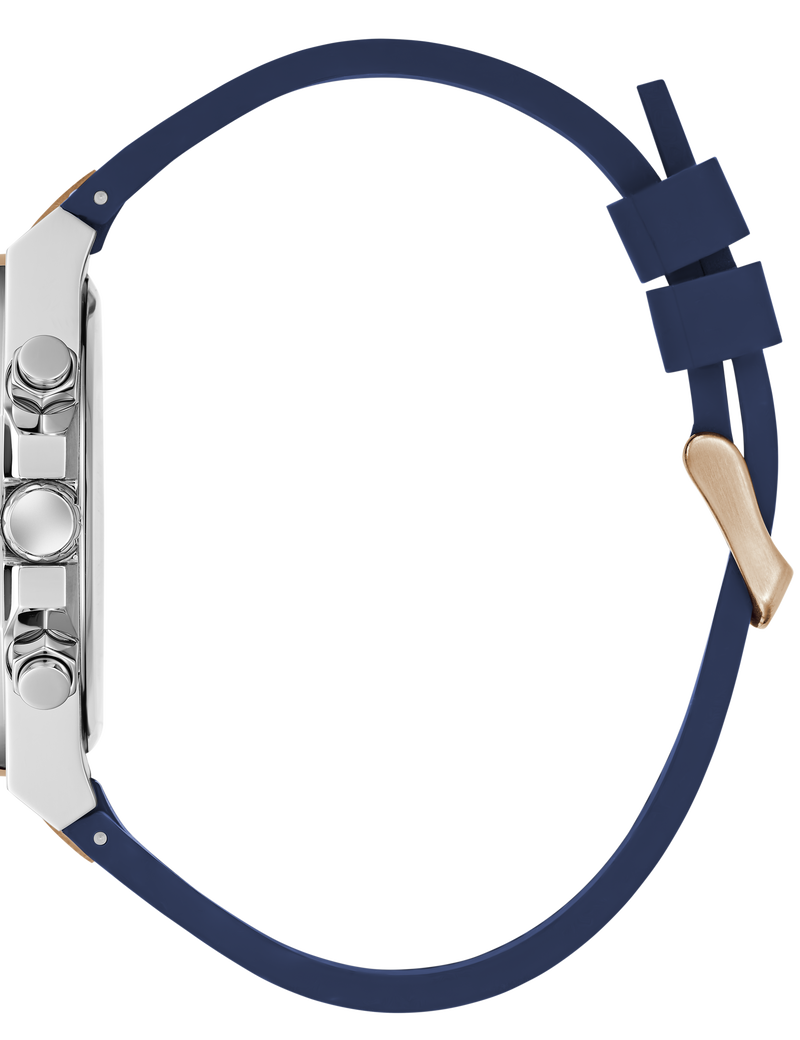 Mens Blue 2-Tone Multi-function Watch