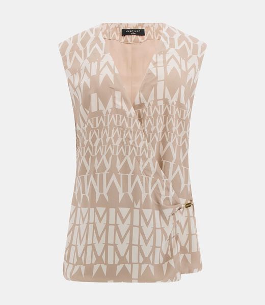Marciano logo wrap vest