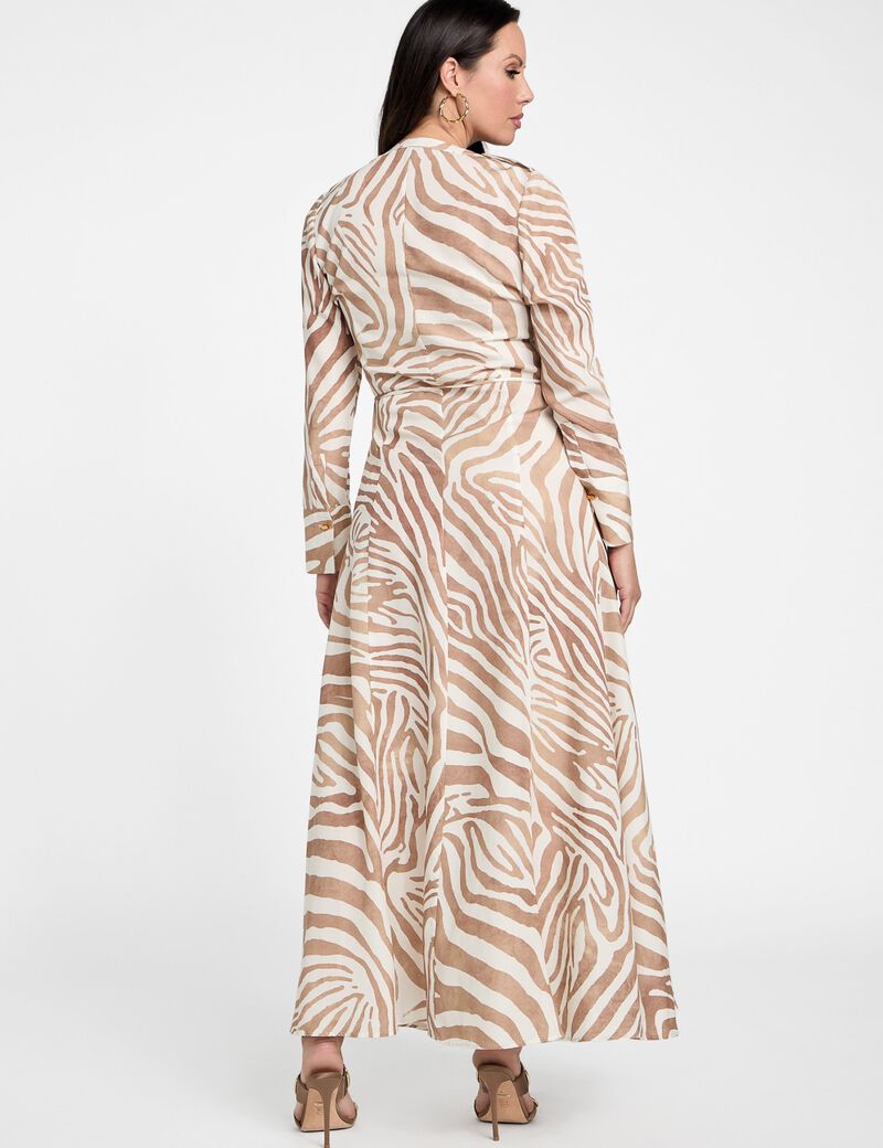 Marciano animal-print long dress