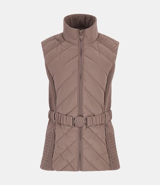 Belted Puffer Vest