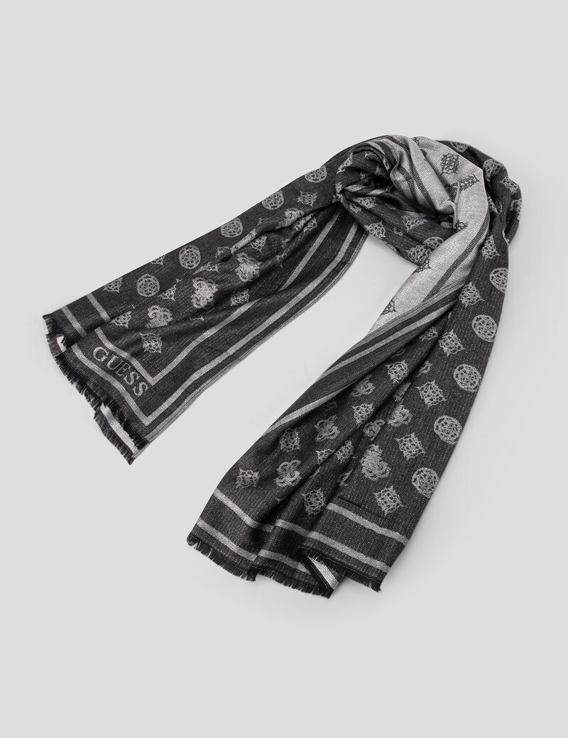 guess 4g logo scarf