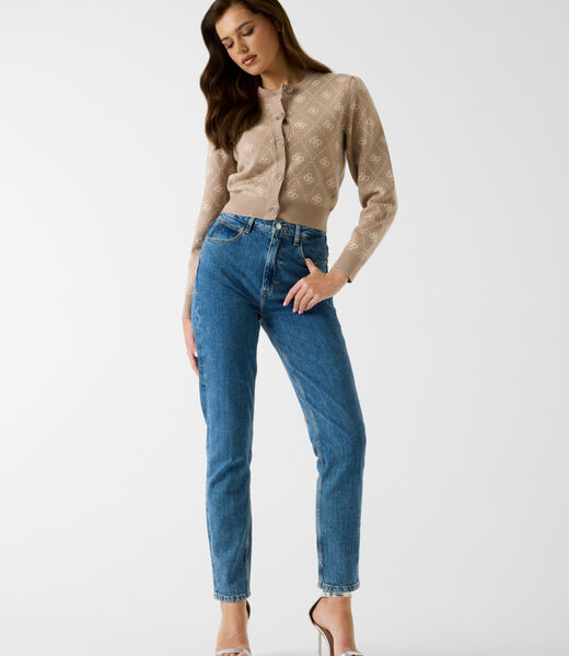 كارديجان من مزيج الصوف بشعار 4G