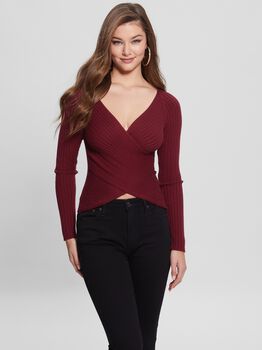 Front Crossover Sweater