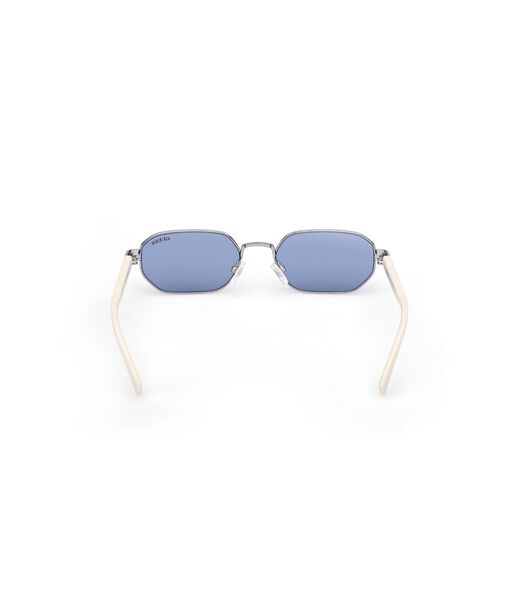 Geometric full rim sunglasses