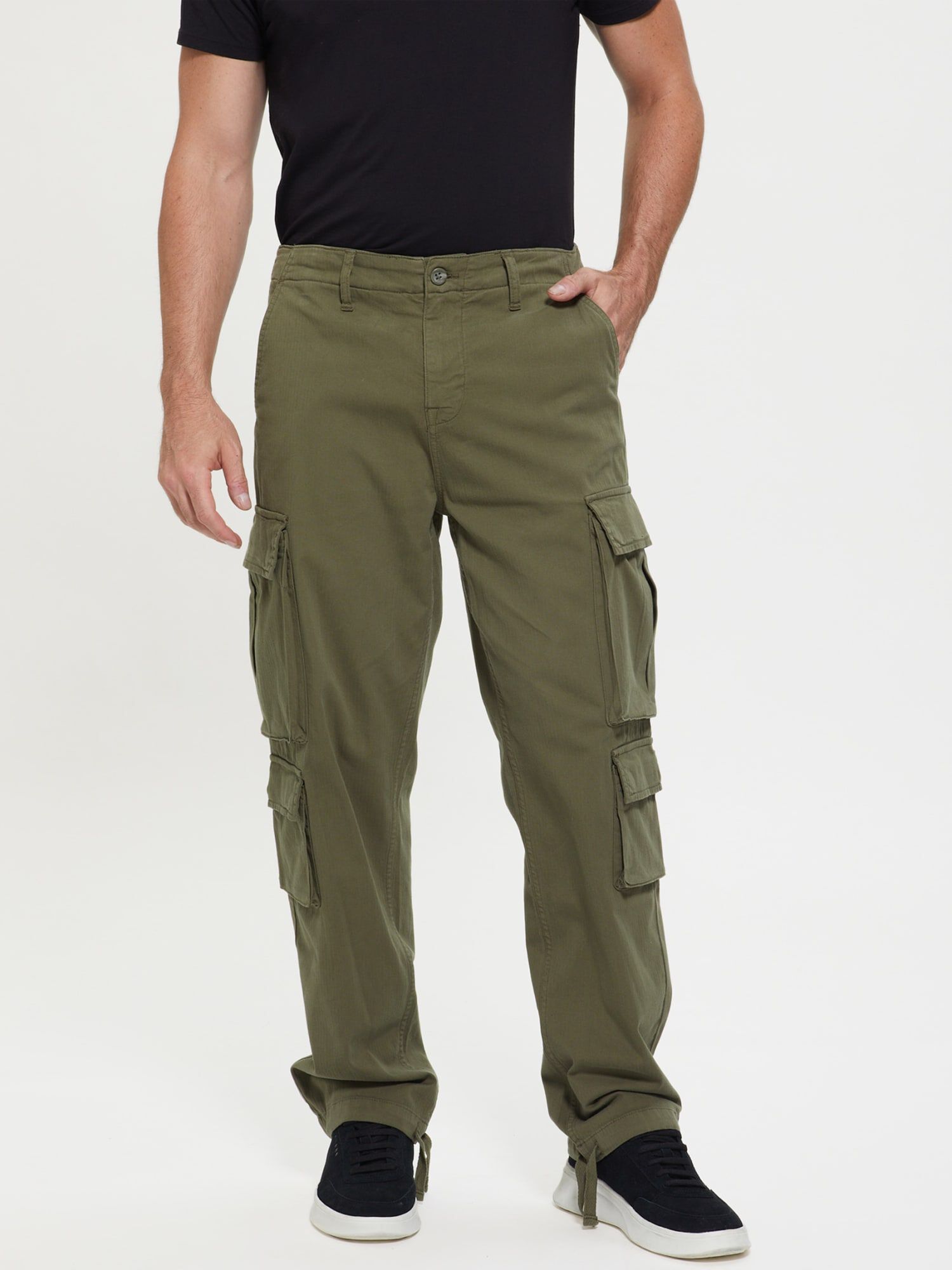 Guess cargo clearance pants mens