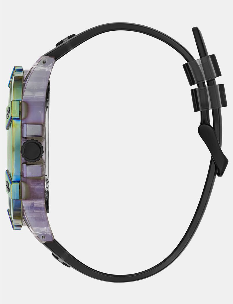 Mens Black Multi-function Watch