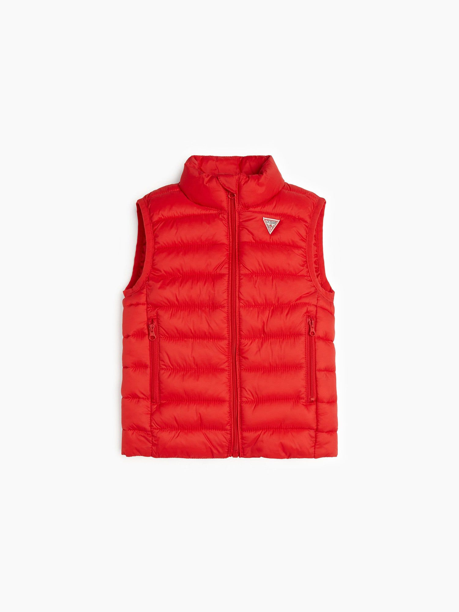 Sleeveless Padded Jacket With Logo