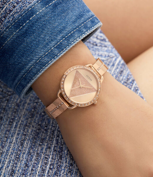 Ladies Rose Gold Tone Analog Watch
