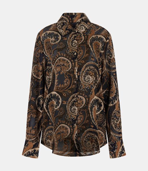 Oversized paisley shirt