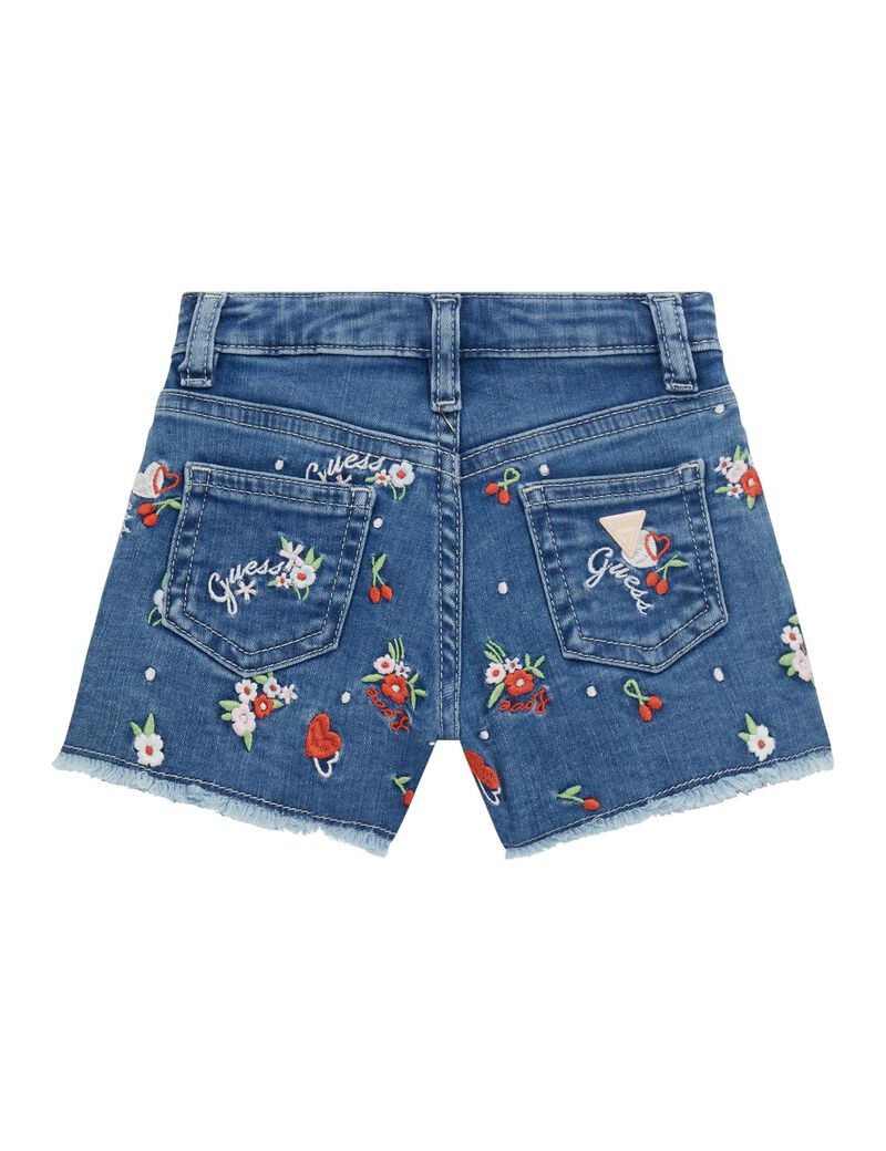 Denim shorts