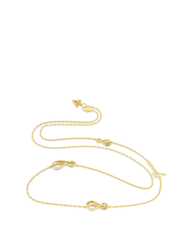 عقد باللون الذهبي يحمي اسم العلامة التجارية