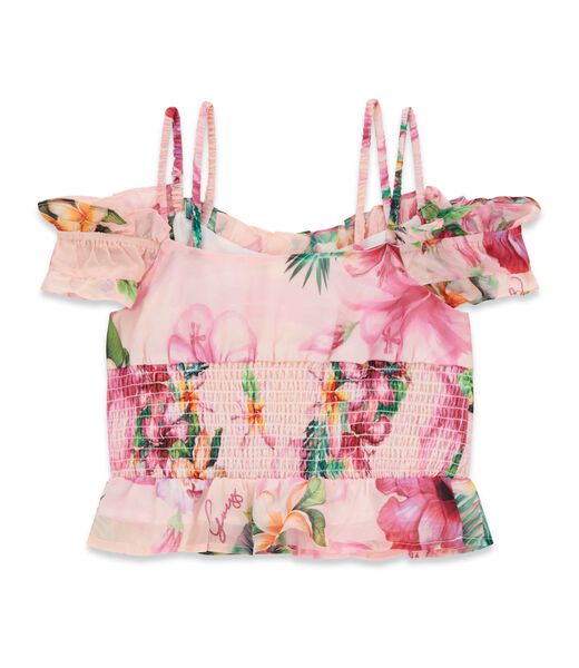 Chiffon sleeveless tank top