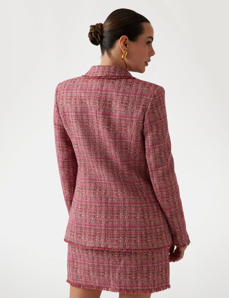 Marciano double-breasted tweed jacket