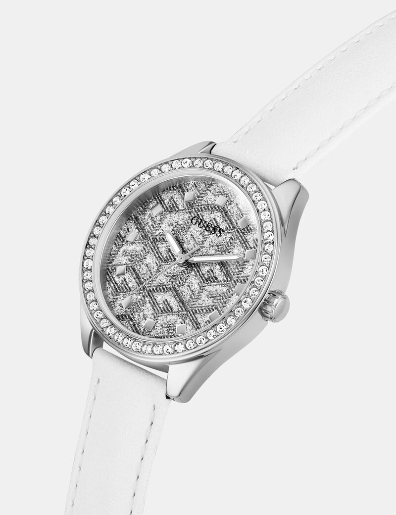 Analogue watch with G Cube logo detail