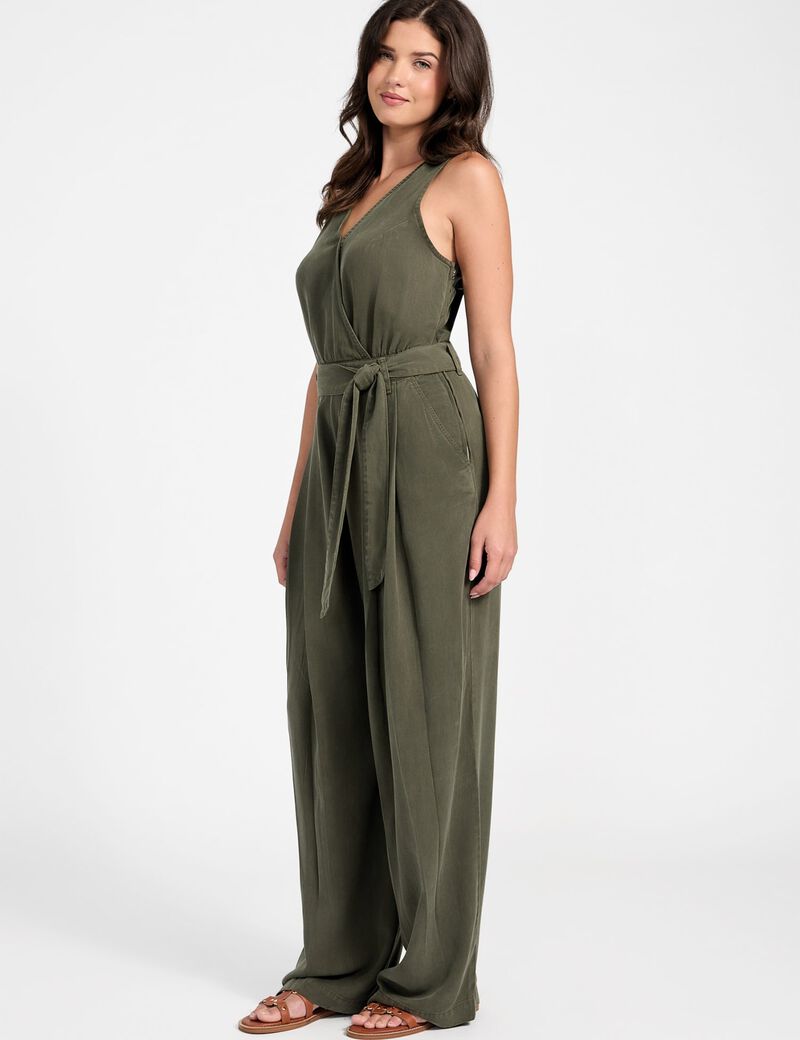 Twill jumpsuit
