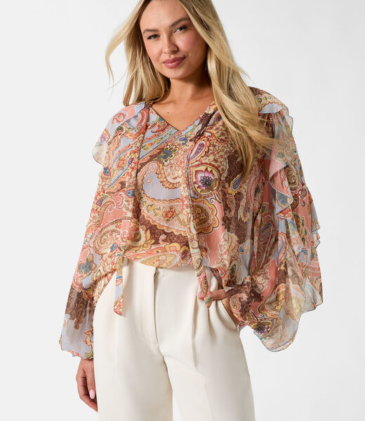 Paisley print blouse