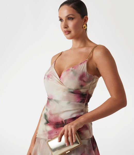 Marciano floral-print long dress