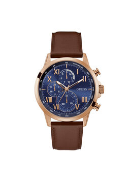 Rose Gold Leather Watch