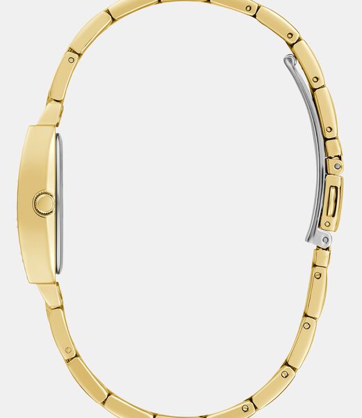 Analogue watch with crystal appliqué