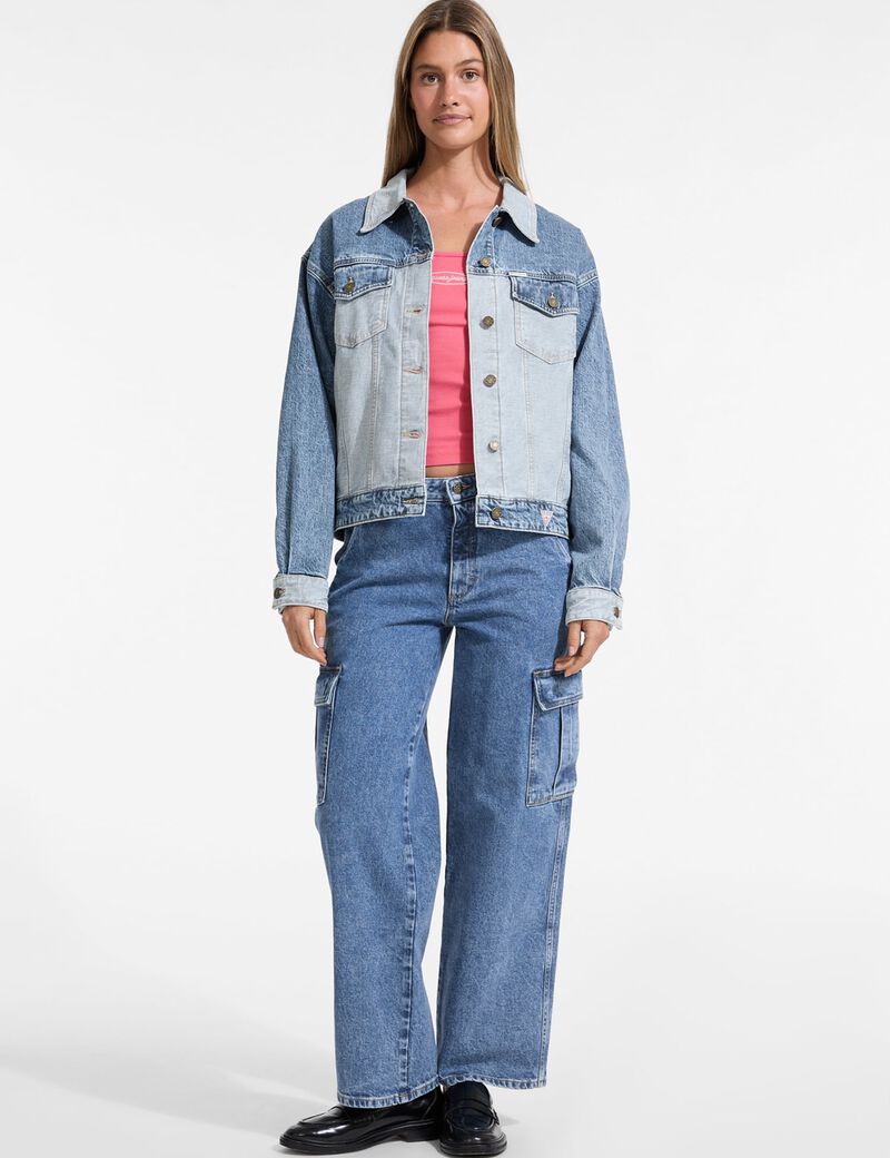 Oversized Denim Trucker Jacket