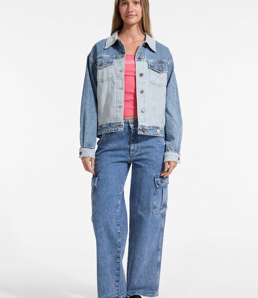 Oversized Denim Trucker Jacket