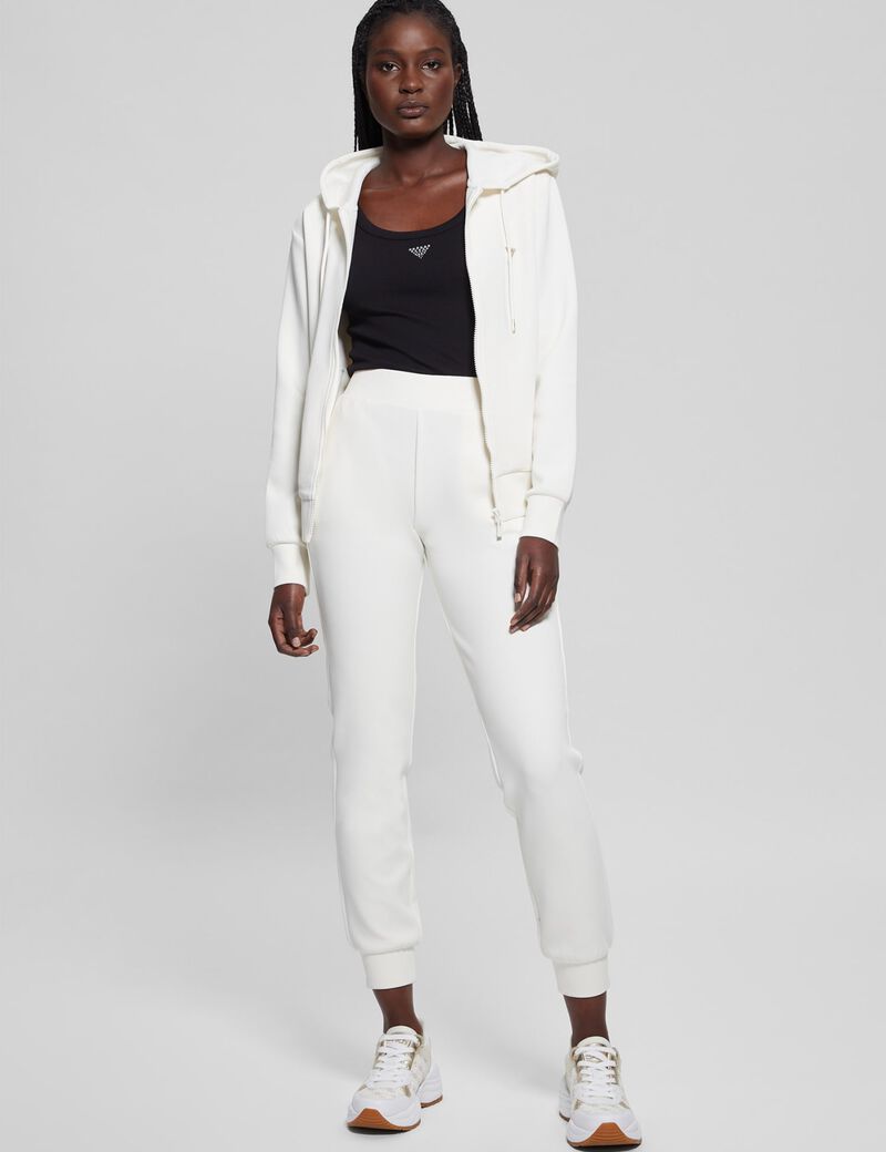Hooded zip sweatshirt