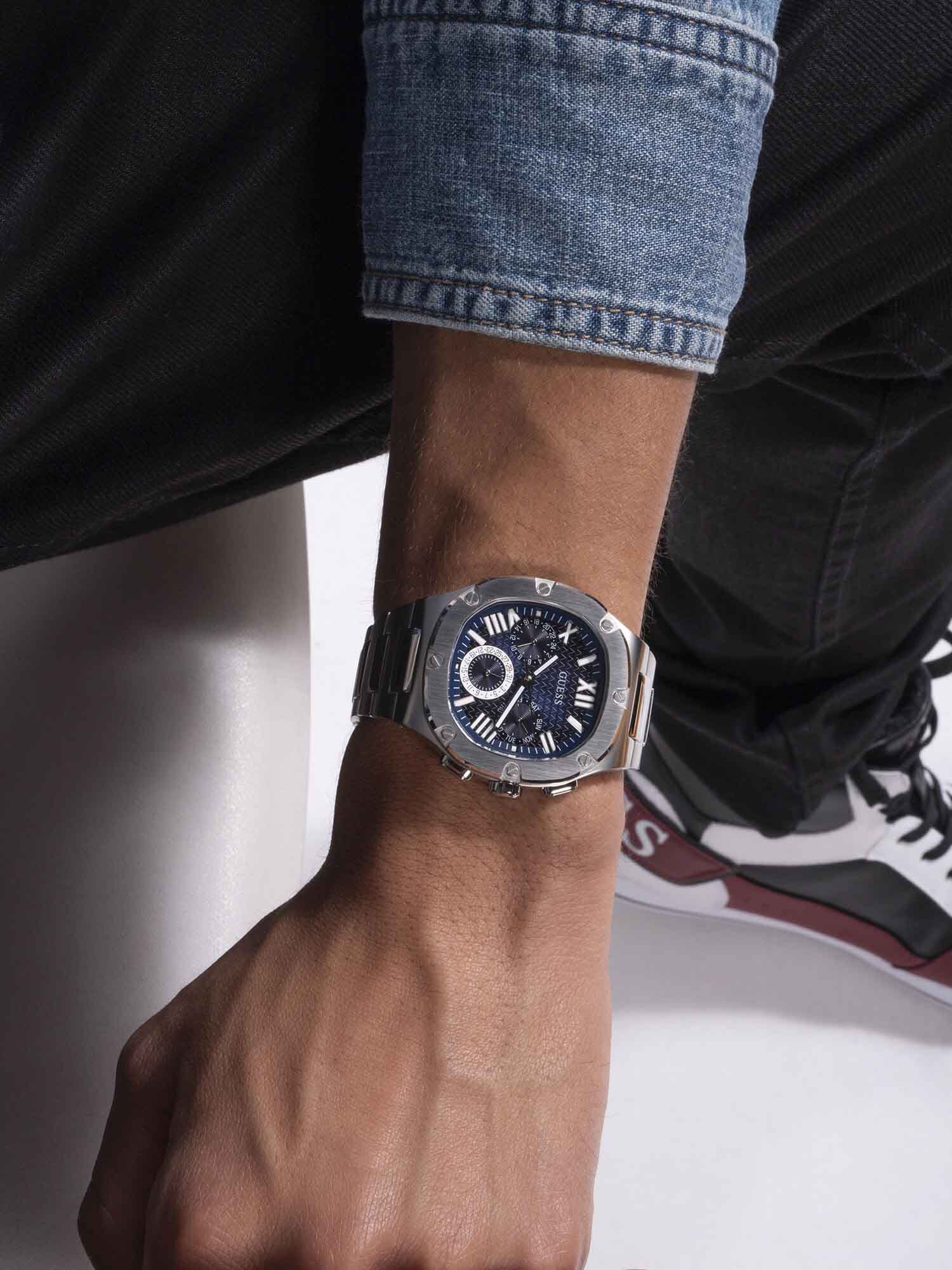 Guess g steel watch sales